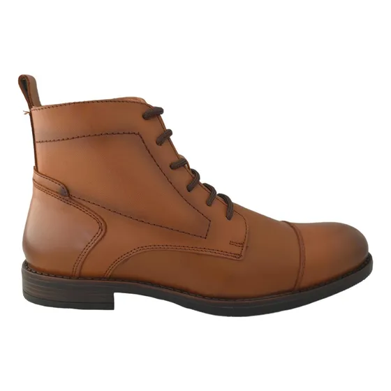 Botas Botines Hombre Vestir Christian Gallery 1402 Tabaco