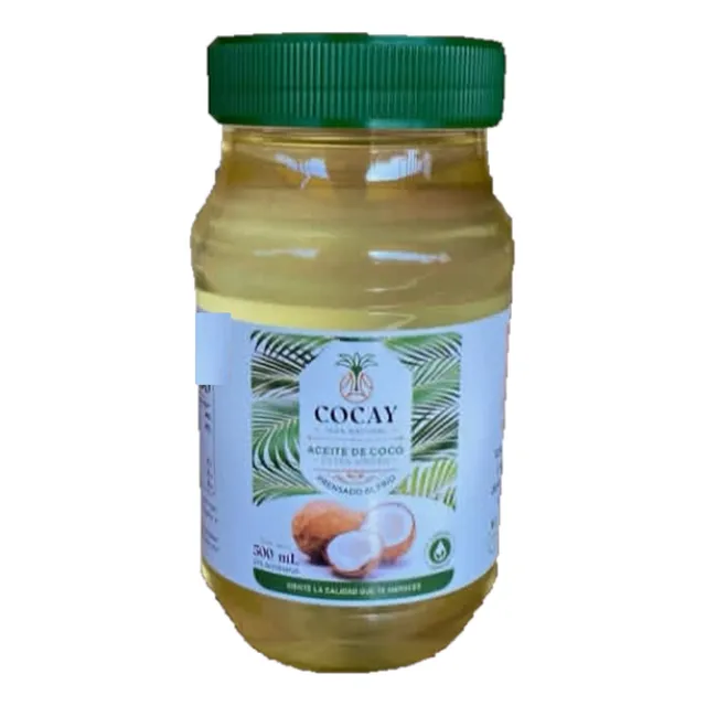Aceite De Coco Orgánico Virgen Prensado En Frío Vegano