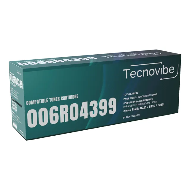Toner Alternativo Tecnovibe 006r04399 Para Xerox Emilia B230 B235 B225