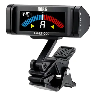 Afinador Cromático Korg Aw-lt100g Clip-on Para Guitarra Afinador Cromático Korg Aw-lt100g Clip-on Para Guitarra