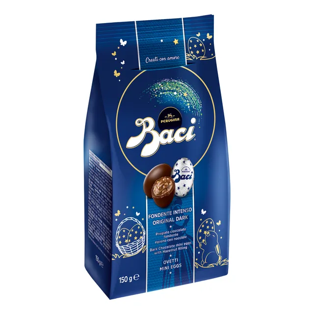 Ovetti Baci Perugina Original Dark 150gr - Importado Italia