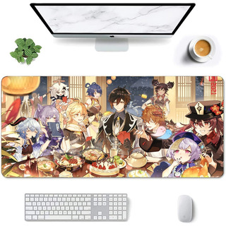 Mouse Pad Grande Genshin Impact Cumpleaños Gaming 30x70cm Mouse Pad Grande Genshin Impact Cumpleaños Gaming 30x70cm