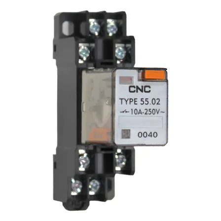 Mini Rele Octal 8 Pines 220v Ac 2nc+2no Con Base 10a