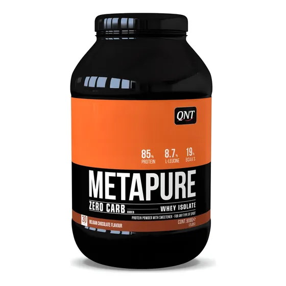 Metapure Zero Carbo 908 G Whey Isolate Qnt Sabor A Chocolate Belga