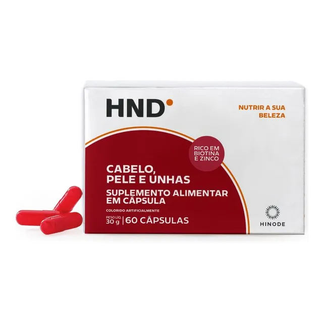 Suplemento Vitaminico Para Cabelo, Pele E Unha 60 Capsulas