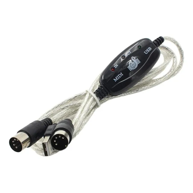 Usb Midi Cable Interface Midi Converter / Adapter Para A Pc