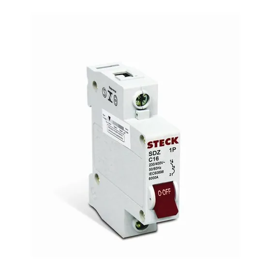 Disjuntor Mini Din Unipolar 20a Curva C Sdd61c20 Steck