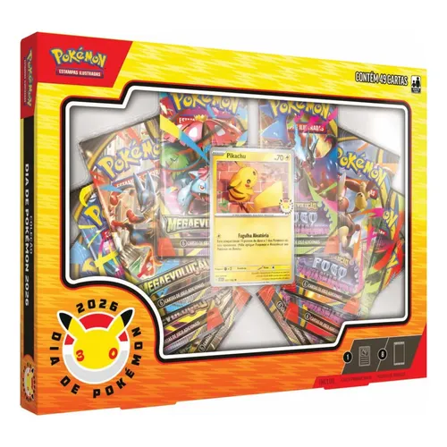 Box Pokémon Gerações Coleção Red & Blue Pikachu Ex 40744