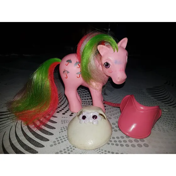 My Pequeño Pony Hasbro 1983 Argentina Con Accesorios