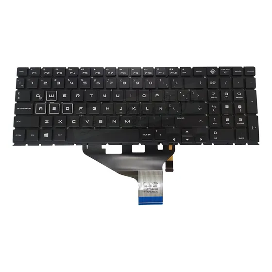 Teclado Original Hp Omen 15-dc0003la Parte L24370-161 Rgb