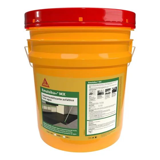 Sika - Membrana Asfáltico - Emulsika+ Mx - Negro -