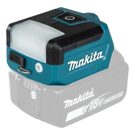 Linterna De Trabajo 3 Modos De Iluminación Makita Dml817 Linterna Turquesa Luz Blanco