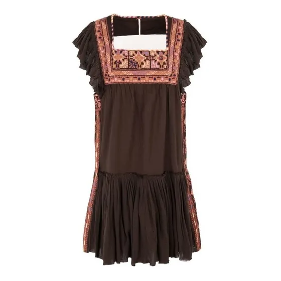 Vestido Bordado Marca Free People Usa