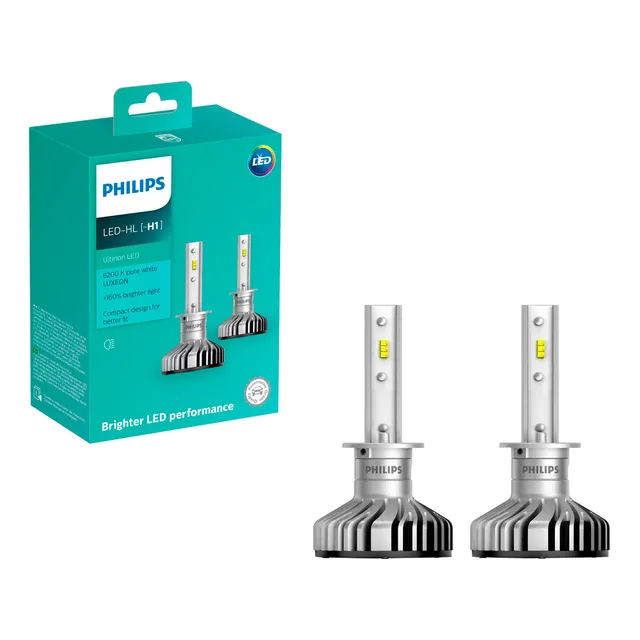 Lamparas Led H1 12v Philips Ultinon Pack X2