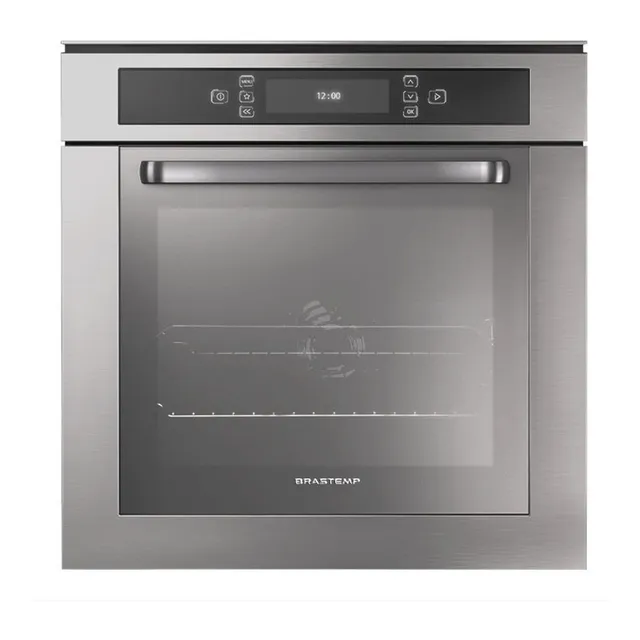 Forno Elétrico Embutir Brastemp 67l Slim Bo260 220v Cor Inox