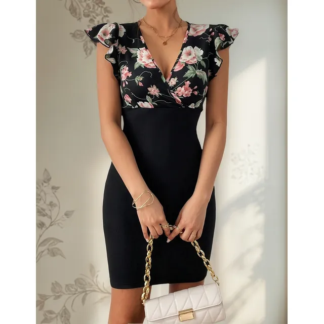 Vestido Casual Elegante Floreado