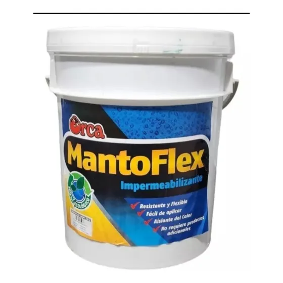 Pintura Impermeabilizante Manto Flex Verde Y Rojo Cuñete