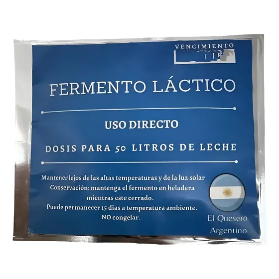 Fermento Para Preparar Yogurt 50 Lts + Receta Envios