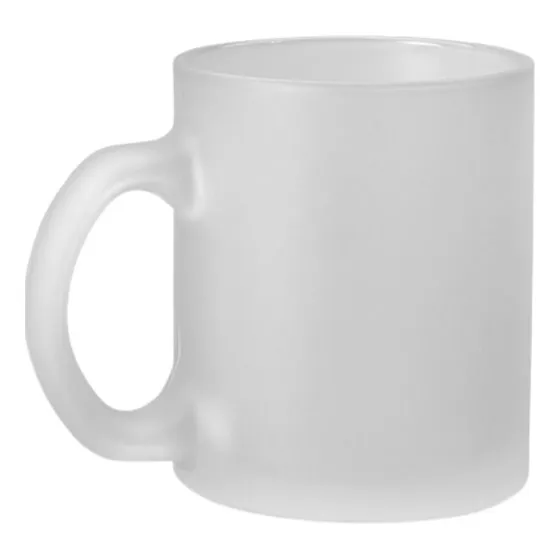 Taza Vidrio Esmerilado Sublimable Sublimar  Pack X4 Tazas