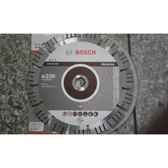 Disco De Diamante Para Corte  Segmentado Abrasivo Bosch De 9