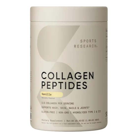 Péptidos De Colágeno En Polvo Sports Research Vanilla, 41 Po