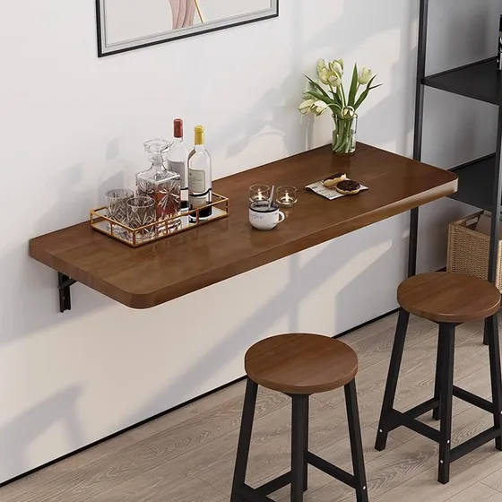 Mesa Plegable Montada Pared, Computadora De Pared Flota...