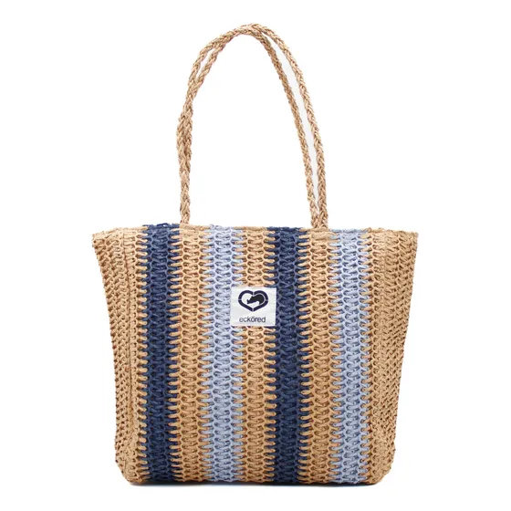 Bolso Cartera De Playa Mimbre Verano Ecko Unltd.