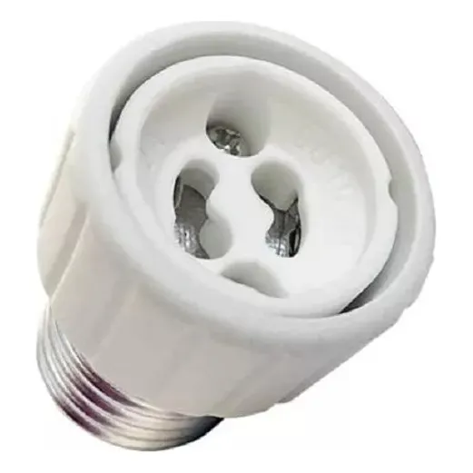 Adaptador Portalampara De Ampolleta Base Gu10 A E27