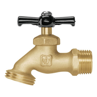Llave Para Manguera, Nariz D Jardín Agua, Latón 100 Gr, 1/2 Llave Para Manguera, Nariz D Jardín Agua, Latón 100 Gr, 1/2