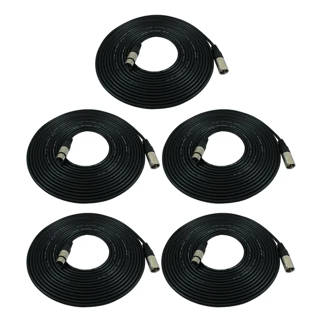 Gls Audio 25ft Cable De Micrófono - Macho Xlr A Hembra Xlr