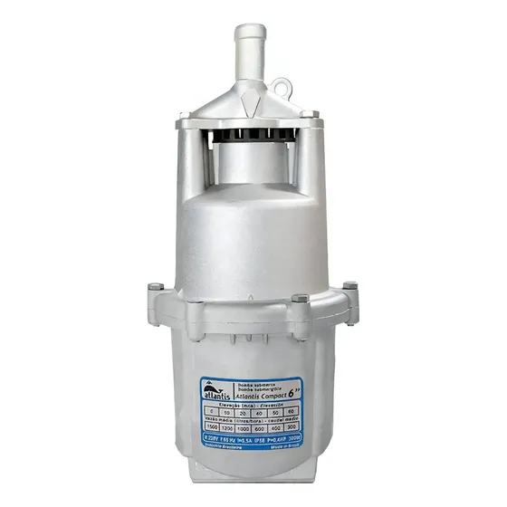 Bomba Para Poço Submersa 0,4 Cv 6 60m Compact Atlants Voltagem 127v