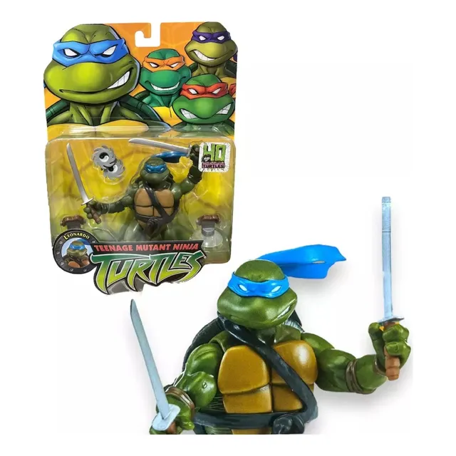 Tortugas Ninja Figura Articulada Accesorios Leonardo 81030l