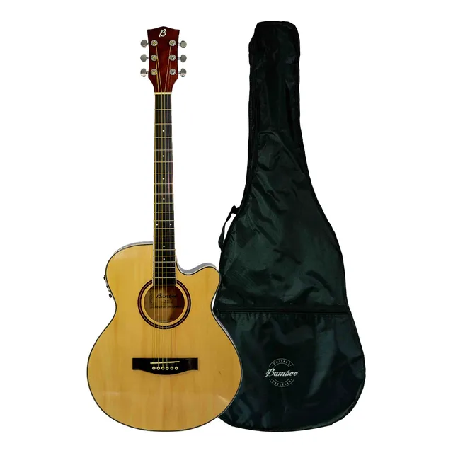 Guitarra Electroacustica Bamboo Ga-40-nat-q-ar 40 Pulgadas