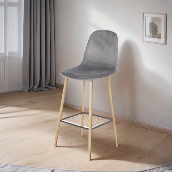 Banqueta Silla Hay Tulip Eames Alta Base Nórdica - Emuebles