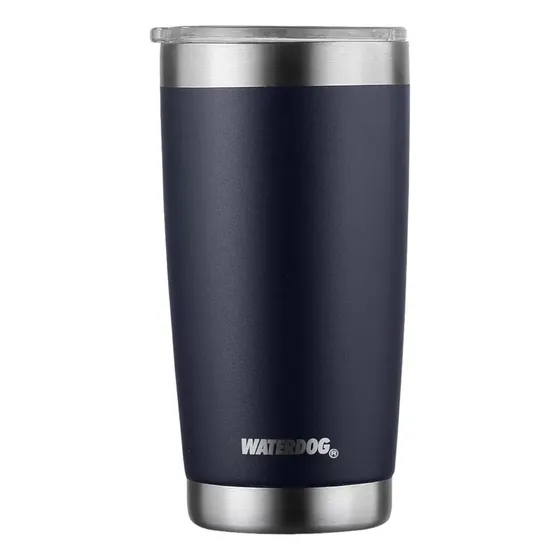 Vaso Termico Waterdog Acero Inoxidable Borda 500 Azul Indigo Liso