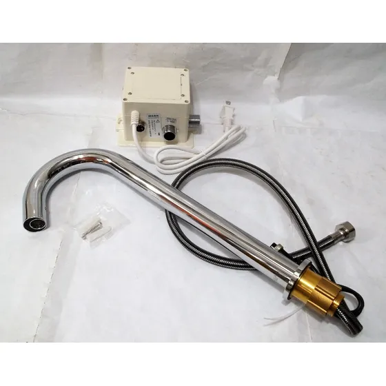 Grifería Grifo Alto Cromado P/lavamanos C/sensor Aqua Nuova