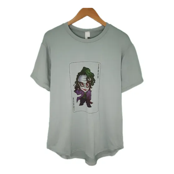 Franela Camiseta Corte Largo Diseño Joker