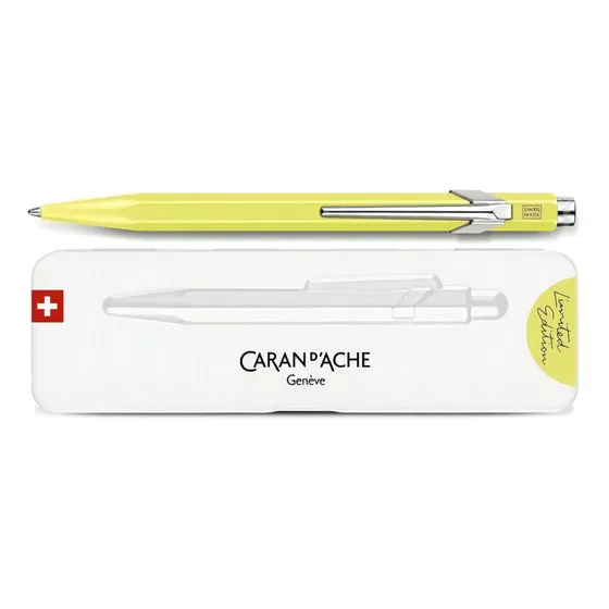 Caneta Esferográfica Caran D'ache 849 Neon Yellow Pastel
