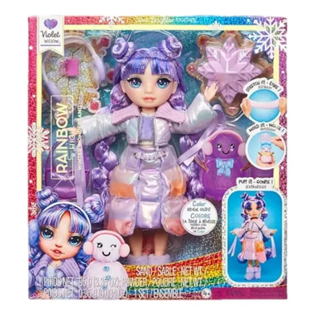 Rainbow High Violet Winter Wonderland Muñeca De Invierno 2m