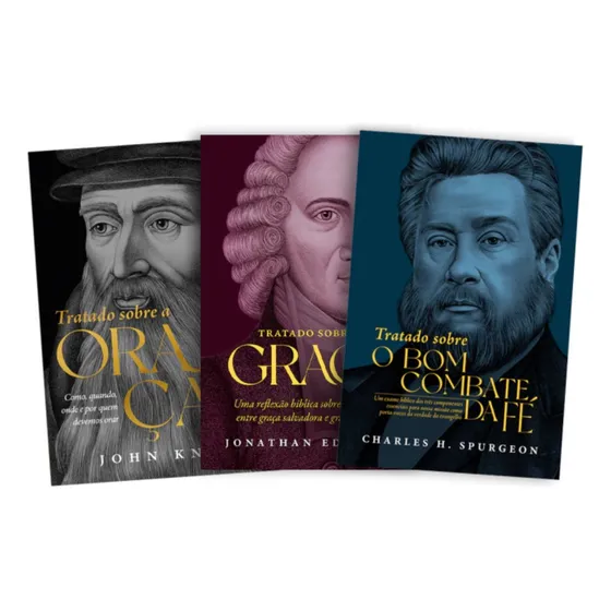 Kit 3 Livros | Tratados | John Knox | Jonathan Edwards | Charles Spurgeon