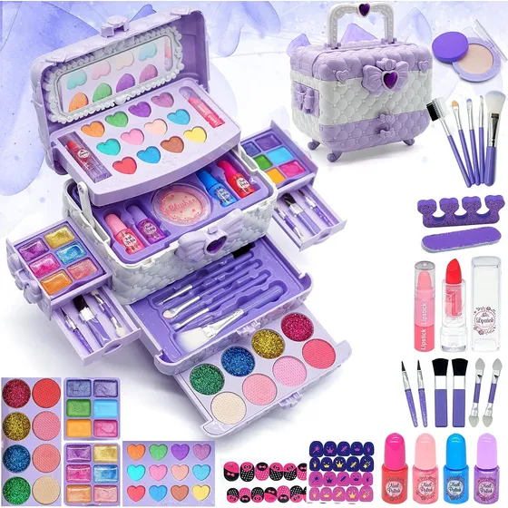  Kit  De Maquillaje Real Para Niñas