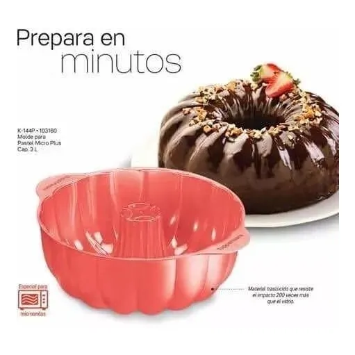Molde Para Tortas Micro Plus Tupperware