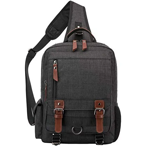 El-fmly Canvas Retro Messenger Bolso Bandolera S889j