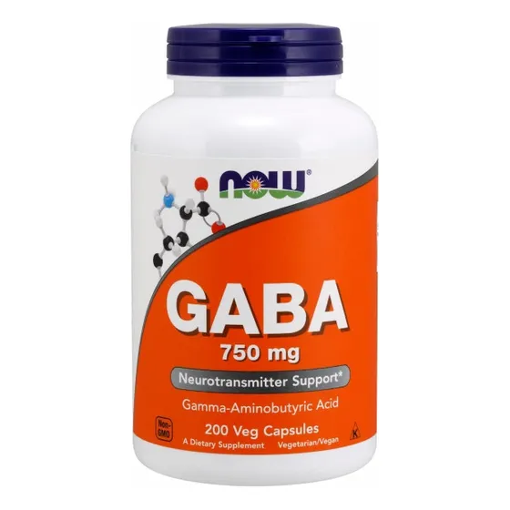 Supplement Now Foods Gaba 200 Cápsulas Vegetarianas (paquete