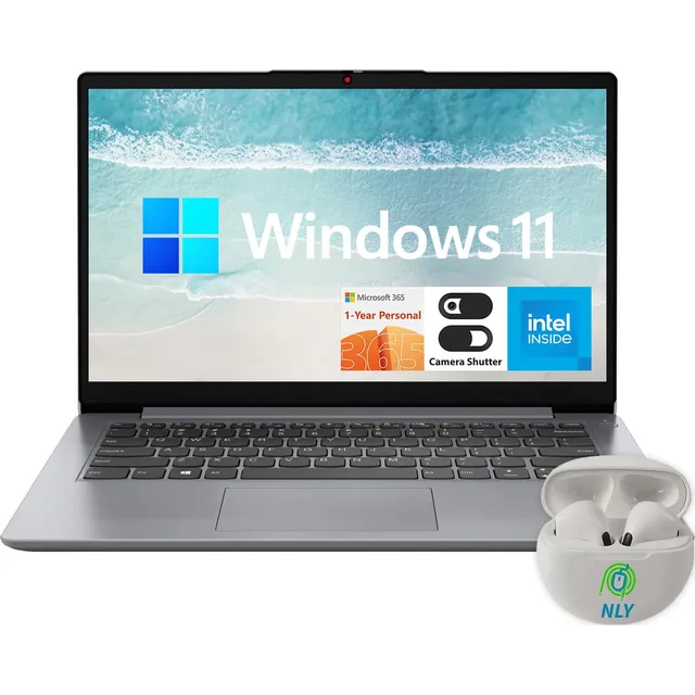 Computadora Portátil Lenovo Ideapad De 14  Con 1 Año De