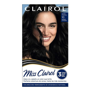 3 Pzs Miss Clairol Tinte Permanente Dama 51 Negro Intenso Br 3 Pzs Miss Clairol Tinte Permanente Dama 51 Negro Intenso Br