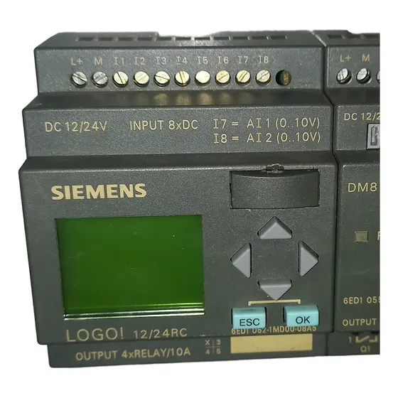 Plc Logo Siemens, 12/24 Rc, 6ed1 052-1md00-0ba5, Bombas Agua