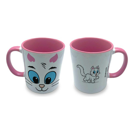 Caneca Porcelana 300ml Mingau - Turma Da Mônica Caneca Porcelana 300ml Mingau - Turma Da Mônica