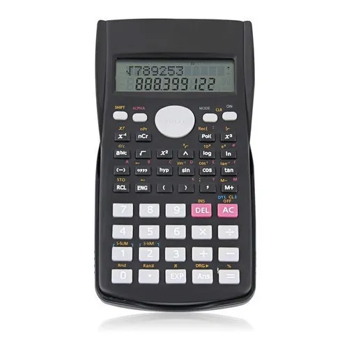 Calculadora Cientifica Pantalla Lcd 240 Funciones Color Negr