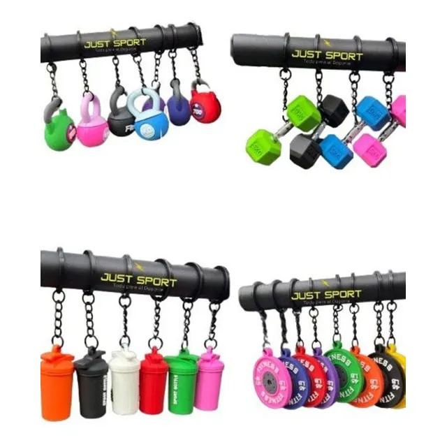 Llaveros Deportivos Gimnasio Gym Crossfit Fitness Mancuernas